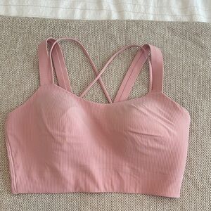 EUC Lululemon like a cloud longline bra D/DD SIZE 12